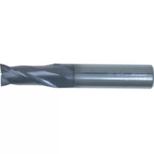 SwissTech 9.00MM Series 60 Carbide 2 Flute Plain Shank Short Series Slot Drill