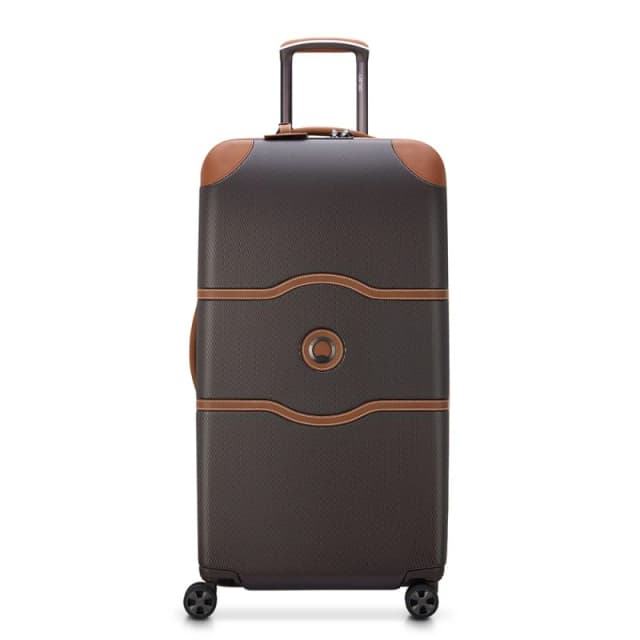 Delsey 80cm 4 Double Wheels Trunk Suitcase - Chatelet Air 2.0 Brown 80cm 4 Double Wheels Trunk Suitcase - Chatelet Air 2.0 Brown - 80(h) x42.5(w) x 36
