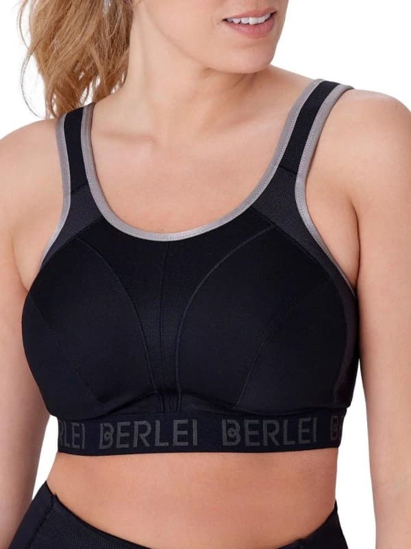 Berlei Womens Extreme Impact Sports Bra - Black Size: 30DD Black Female 30DD