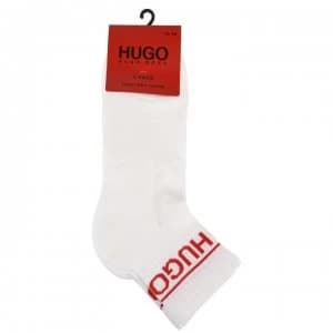 Hugo Boss 2 Pack Sports Socks White