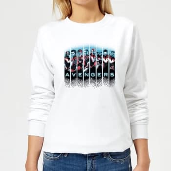Avengers: Endgame Character Split Womens Sweatshirt - White - L