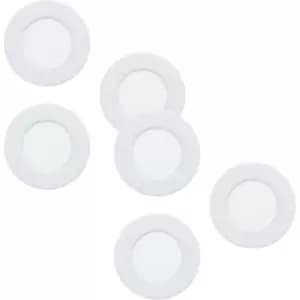 2 PACK 3 PACK Flush Ceiling Downlight White Steel 2.7W LED 85mm 3000K