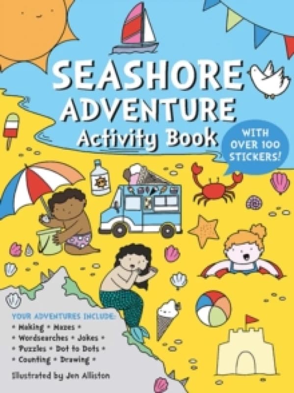 Jen Alliston Seashore Adventure Activity Book Multi unisex