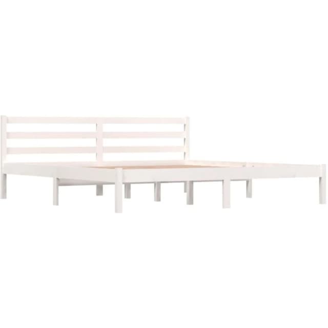 VIDAXL Bed Frame without Mattress 180x200cm White Super King Size Vidaxl 8720286877746