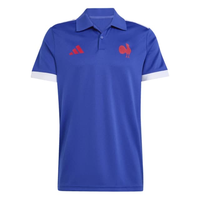 adidas France Home Polo Shirt 2026 Mens Semi L Blue male M