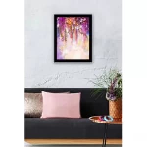 SC0316 Multicolor Decorative Framed MDF Painting