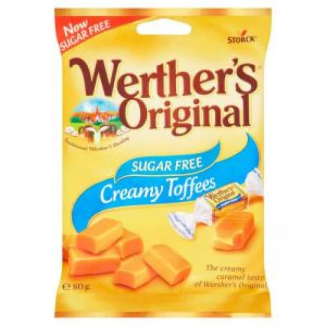 Werther's Toffee Sugar Free, 80g