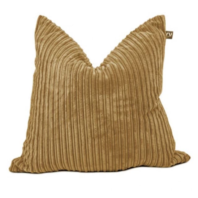 rucomfy Beanbags Rucomfy Jumbo Cord Bean Bag Floor Cushion - Indoor Versatile Caramel Seat