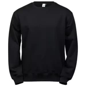 Tee Jays Mens Power Organic Sweatshirt (3XL) (Black)