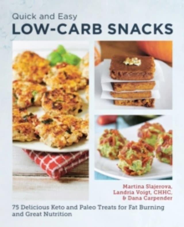 Quick and Easy Low Carb Snacks. Paperback. By Martina Slajerova, Dana Carpender Books