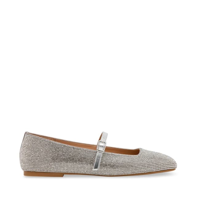 Steve Madden Ezri-R Ballet Flats - Silver Silver 4