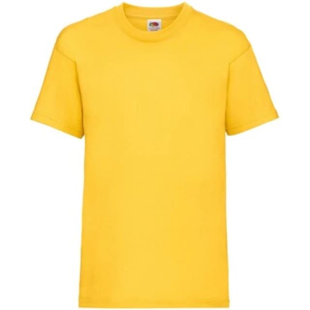 Fruit of the Loom Value T-Shirt in Mustard Size: 12-13 Years Mustard Unisex 12-13 Years