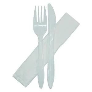 Plastic ForksKnives and Napkins Pack of 500 0512065