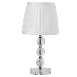 Searchlight Lighting Collection Stacked Glass Table Lamp - Ivory