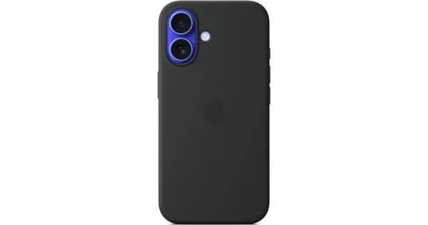 Apple Silicone Case with MagSafe for iPhone 16 - Black