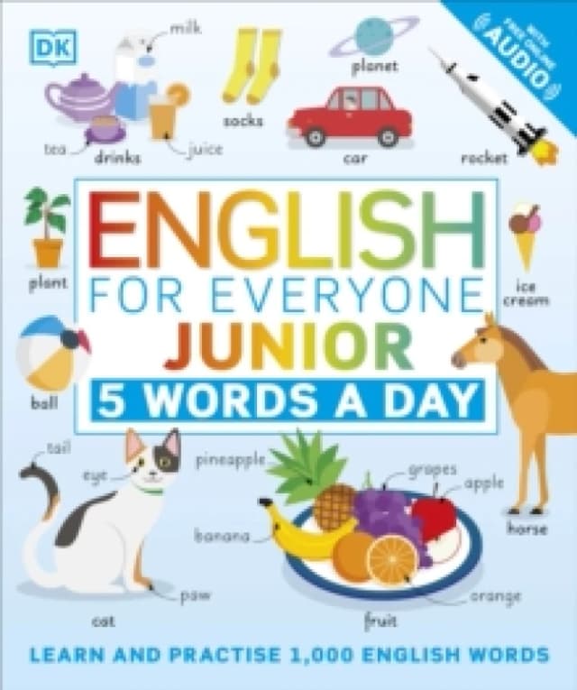 English for Everyone Junior 5 Words a Day by DK Children's Vocabulary Builder for Young Learners Book DK Books