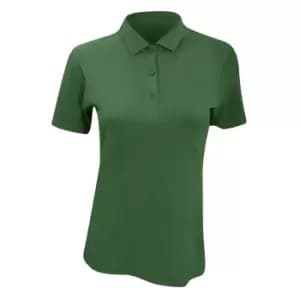 Anvil Womens/Ladies Double Pique Semi-Fitted Polo Shirt (XL) (Forest Green)