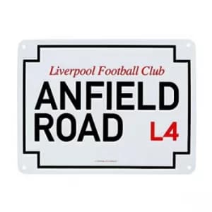 Liverpool FC Anfield Road Sign