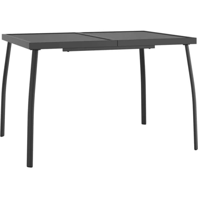 VIDAXL Garden Table Anthracite 110x80x72cm Steel Mesh Vidaxl 8720845775049