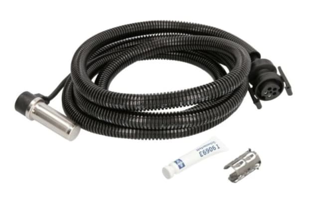 KNORR-BREMSE K144240K50 ABS Sensor Front Axle Right, with sleeve Sensor,wheel speed (412)