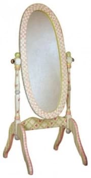 Fantasy Fields Crackled Rose Free Standing Mirror