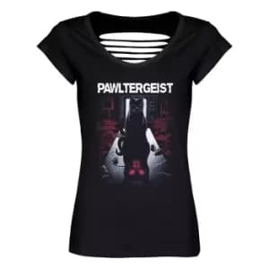 Grindstore Womens/Ladies Pawltergeist T-Shirt (L) (Black)