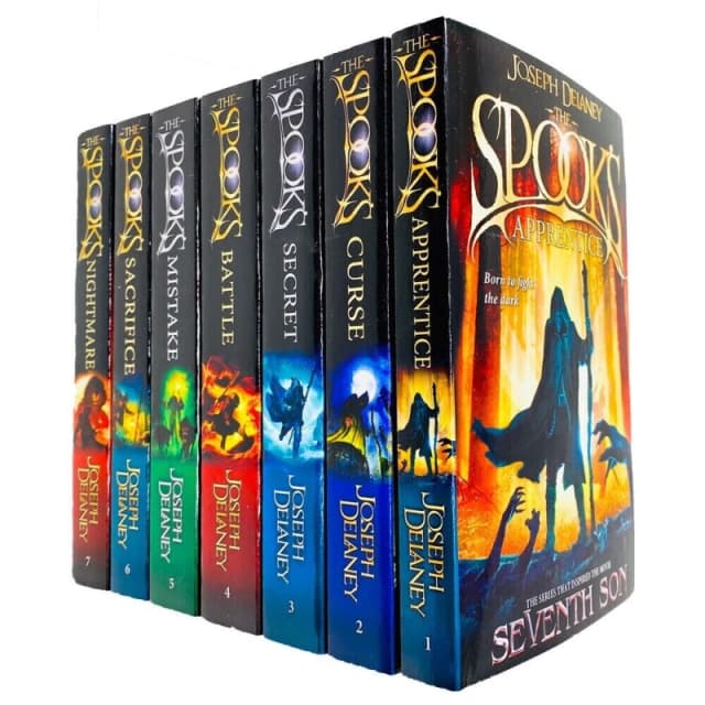 The Spooks Books 1-7 Wardstone Chronicles Collection Set by Joseph Delaney Hardcover Joseph Delaney Books