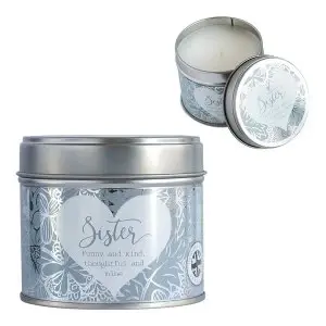 Said With Sentiment Sister Scented Candle Tin
