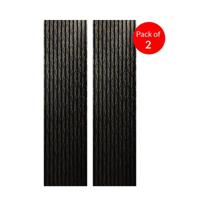 ENER-J BRITWALL Linear Acoustic Panel Black Gold Marble 2400x600x21mm Black Unisex