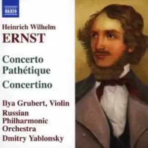 Heinrich Wilhelm Ernst - Concerto Pathetique, Concertino (Yablonsky, Russian Po) CD Album - Used