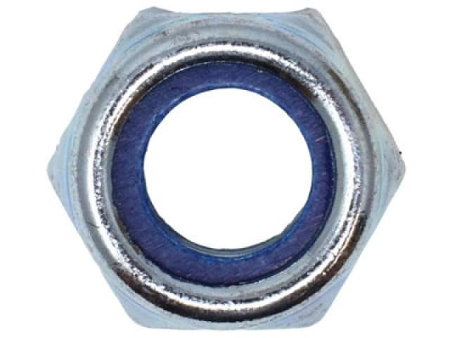 Metalmate Memnylocp12 Type P Nylon Insert Nut Zp M12 (Box 50) Memnylocp12