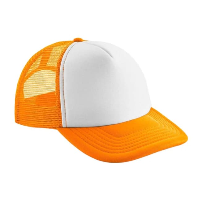 Beechfield Mens Vintage Snapback Trucker Cap in Orange Orange Male One Size