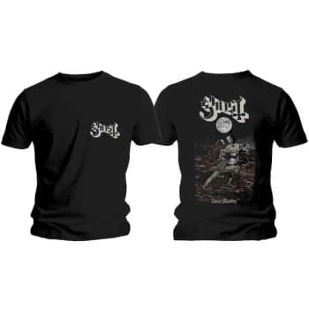 Ghost - Dance Macabre Cover & Logo Unisex Large T-Shirt - Black