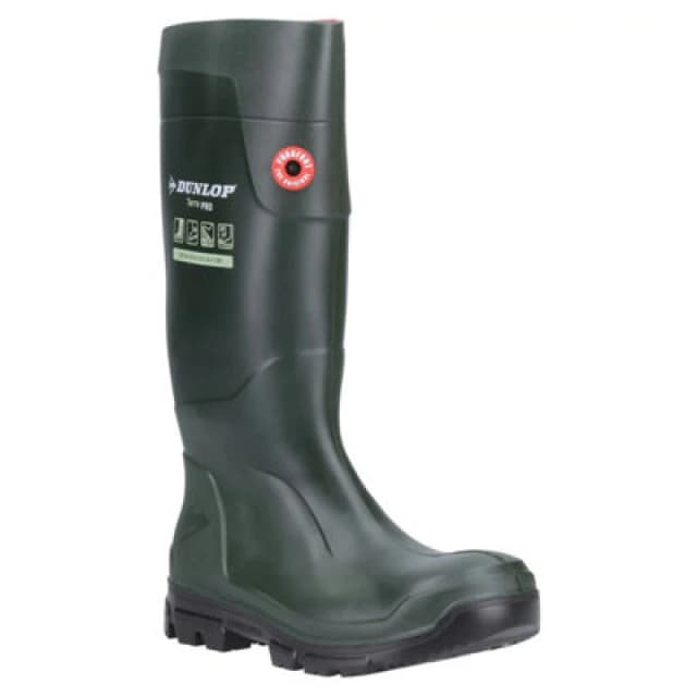 Dunlop Unisex Adult Purofort Terrapro Wellington Boots Green (3 Uk)