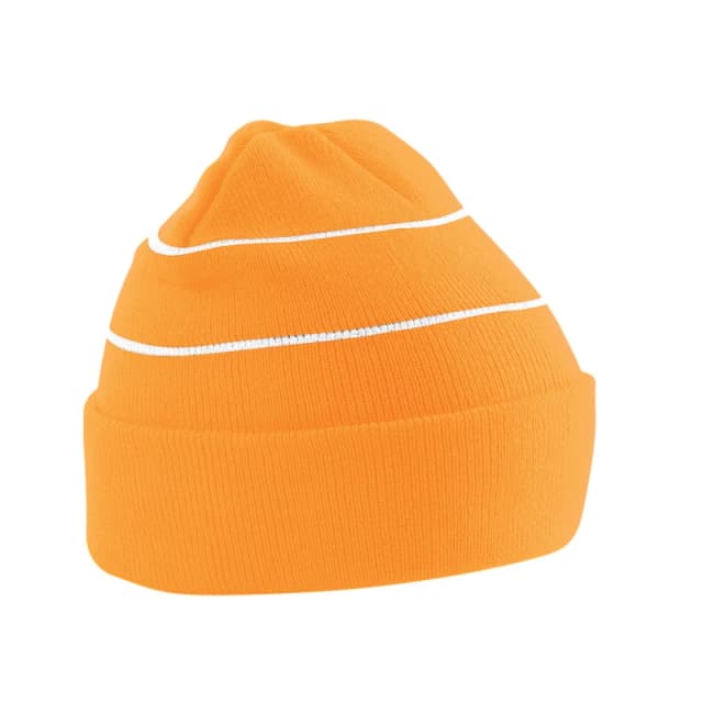 Beechfield Beechfield Enhanced-Viz Beanie in Orange Orange One Size Unisex 5063527353795