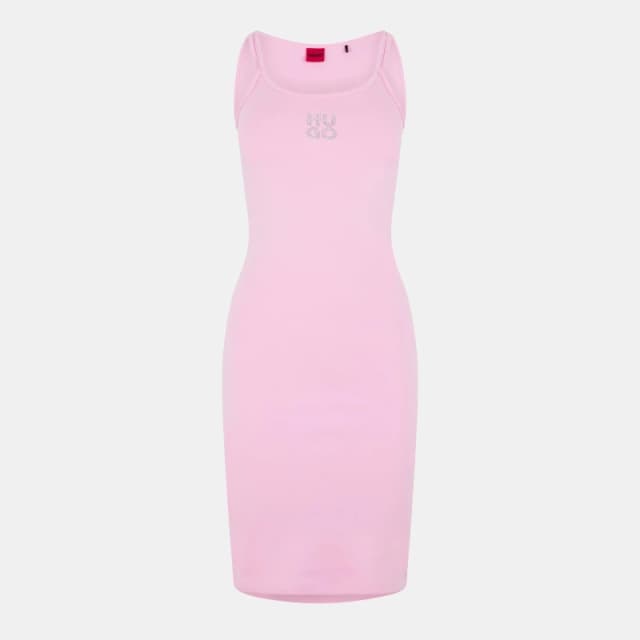Hugo Neamea Diamante Dress Pink female XS