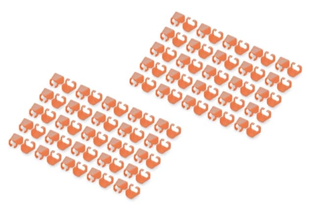 Digitus Color clips for Patch cable - Orange