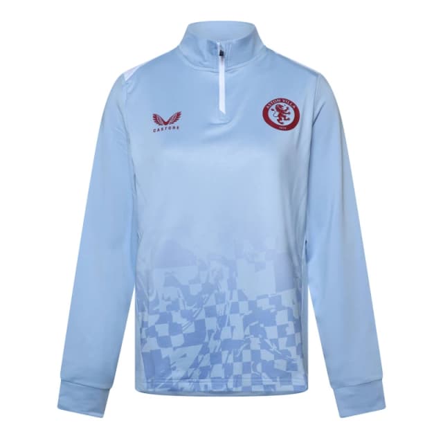 Castore Aston Villa Drill Top Womens Serenity/BWh female 10 (S)