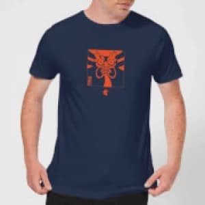 Samurai Jack Aku Kanji Mens T-Shirt - Navy - L