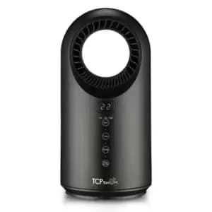 TCP Smart WiFi Portable Bladeless Heater & Cooling Fan 1500W Black