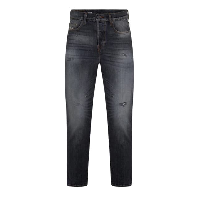 Diesel Mens Vikr Pantal Straight Leg Jeans Blk Gry Denim male 29W S