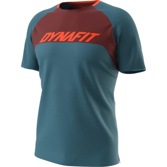 Dynafit Ride Short Sleeve T-Shirt Mens Short Sleeve Performance T-Shirts Small Blue 62239518350