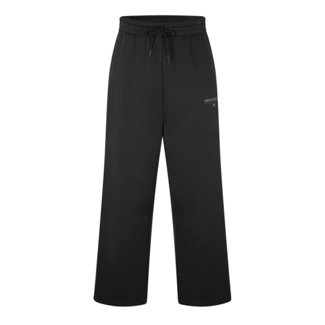 New Balance Mens Trackside Open Hem Fleece Jogger Black male L