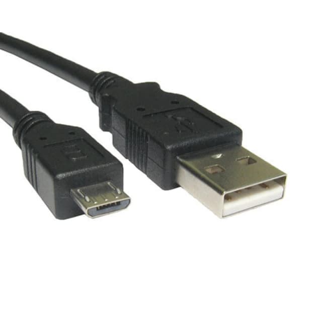 Cablenet Cablenet 2m USB 2.0 Type A Male - USB Micro Type B Male Black PVC Cable 32-3079