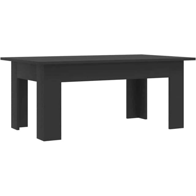VIDAXL Coffee Table Black 100x60x42cm Engineered Wood Vidaxl 801180