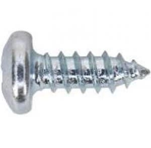 Sealey STPP4813 Self Tapping Screw 4.8 x 13mm Pan Head Pozi Zinc DIN 7981CZ