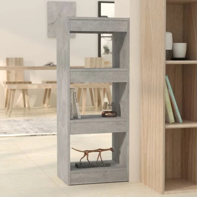 VIDAXL Vidaxl - Book Cabinet/Room Divider Concrete Grey 40x30x103cm Engineered Wood 8720286842997