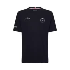 Tommy Sport Graphic S/S Tee - Blue