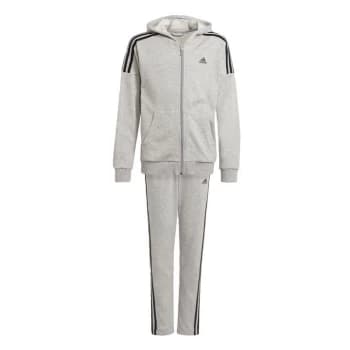 adidas Tracksuit Kids - Medium Grey Heather / Black