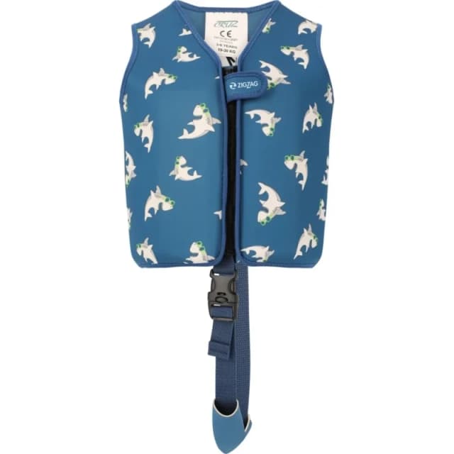 Children's swimming vest Zigzag lamai Neoprene Bleu Unisex 3/6 ans